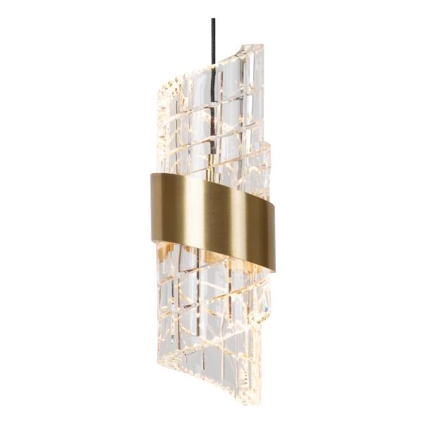 Lucide KLIGANDE - Pendant light - Ø 25 cm - LED Dim. - 3x8W 2700K - Matt Gold / Brass - detail 1